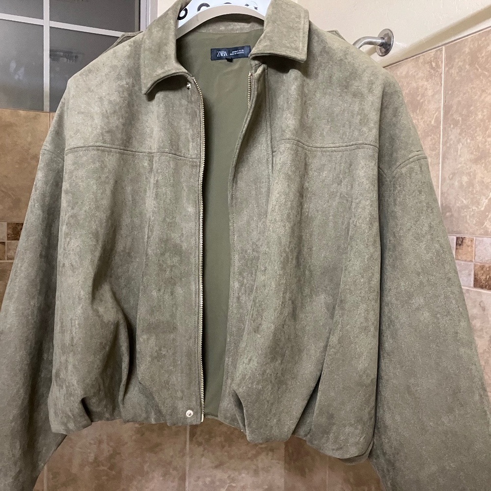 Zara Suède Green jacket